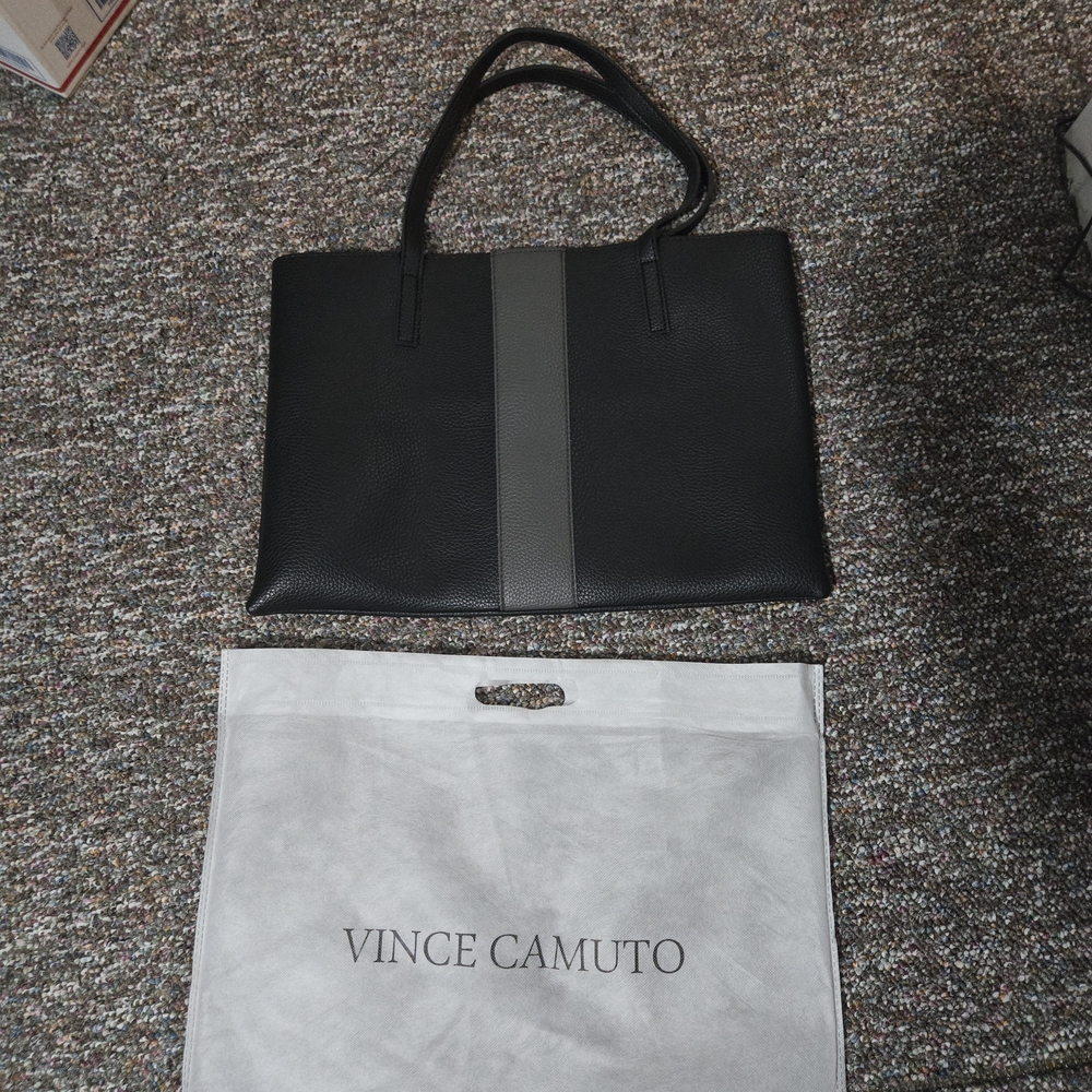 Vince Camuto Black and Gray Men's Bag